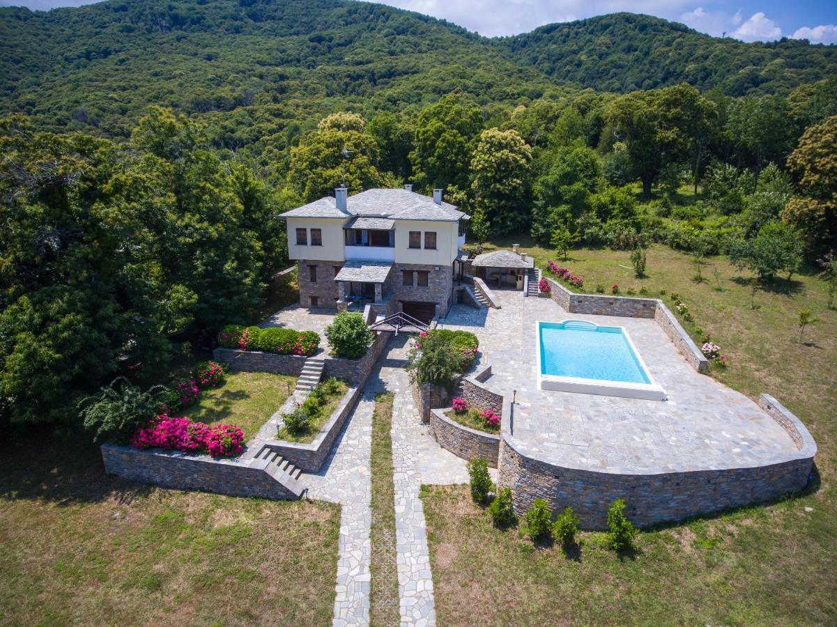 Luxury Villa With Pool In Tsagarada Exteriér fotografie