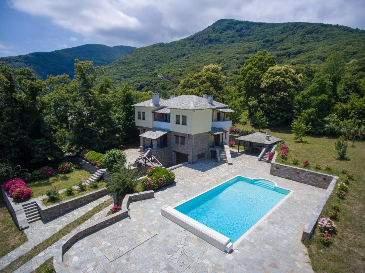 Luxury Villa With Pool In Tsagarada Exteriér fotografie