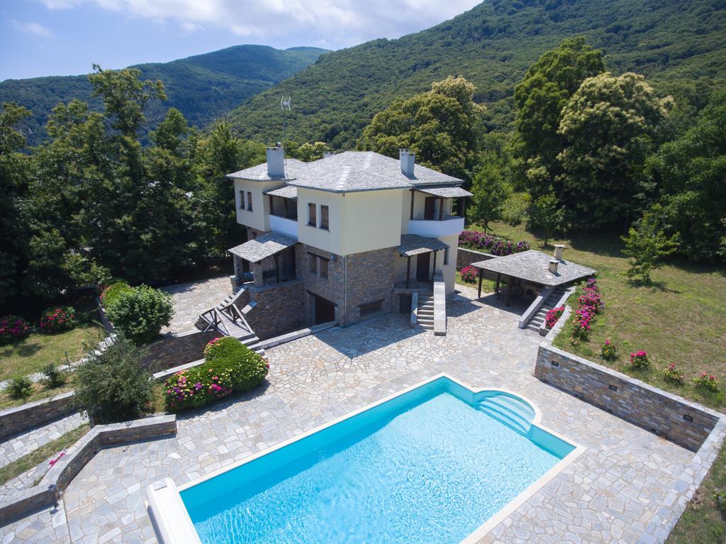 Luxury Villa With Pool In Tsagarada Exteriér fotografie